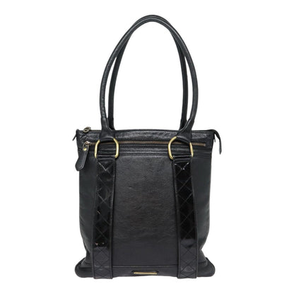 Burberry Black Leather Shoulder Bag ( )