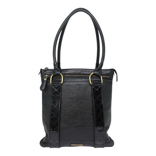 Burberry Black Leather Shoulder Bag ( )