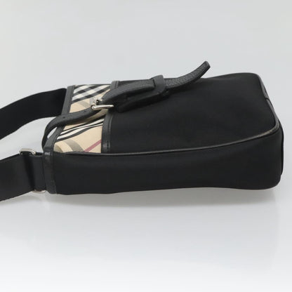 Burberry Nova Check Black Nylon Shoulder Bag ( )