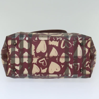 Burberry Nova Brand Canvas Red Tote Bag