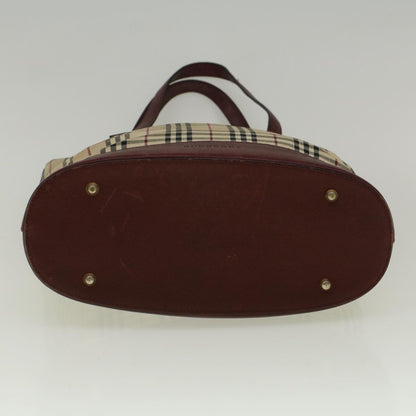 Burberry Nova Brand Canvas White Tote Bag Style 14