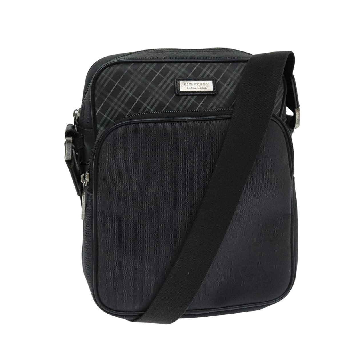 Burberry Nova Brand Check Black Shoulder Bag Style 4