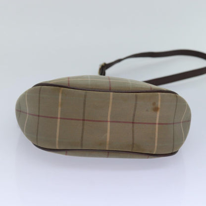 Burberry Nova Brand Canvas Brown Shoulder Bag