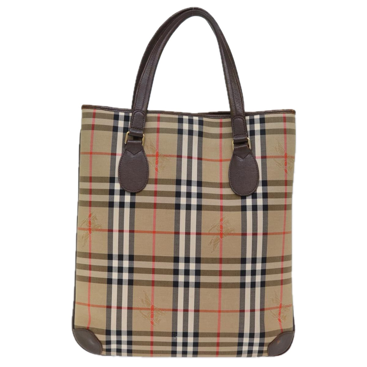 Burberry Nova Brand Canvas White Tote Bag Style 2