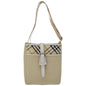 Burberry Nova Brand Canvas White Shoulder Bag Style 18