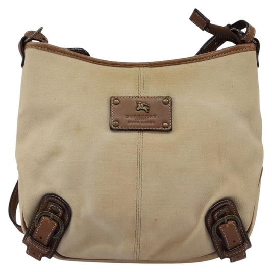 Burberry Beige Canvas Shoulder Bag ( )