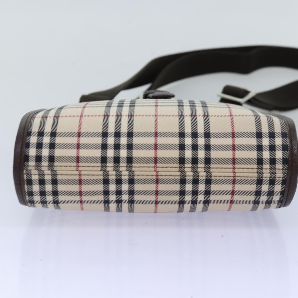 Burberry Nova Brand Canvas White Shoulder Bag Style 8