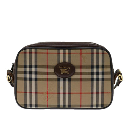 Burberry Nova Brand Canvas White Shoulder Bag Style 21