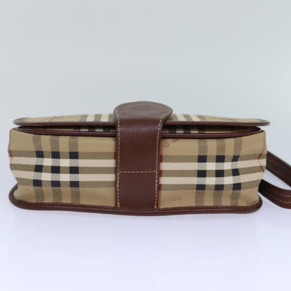 Burberry Nova Brand Canvas White Shoulder Bag Style 34