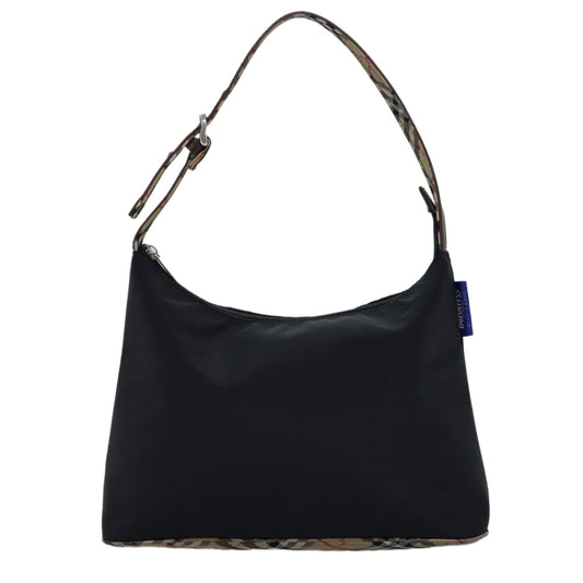 Burberry Blue Label Black Canvas Shoulder Bag ( )
