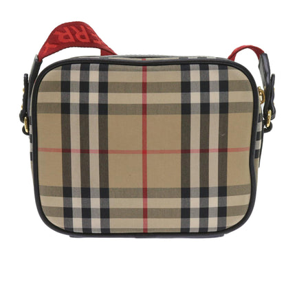 Burberry Nova Brand Canvas White Shoulder Bag Style 23