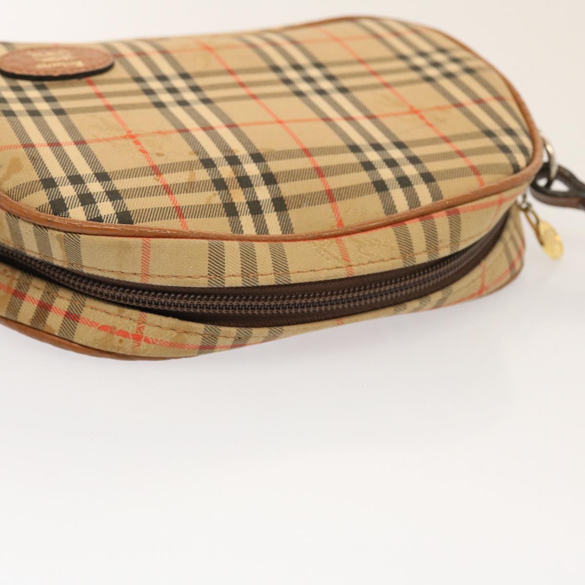 Burberry Nova Brand Check White Shoulder Bag Style 6