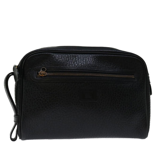 Burberry Black Leather Clutch Bag ( )