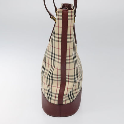 Burberry Nova Check Beige Canvas Tote Bag ( )