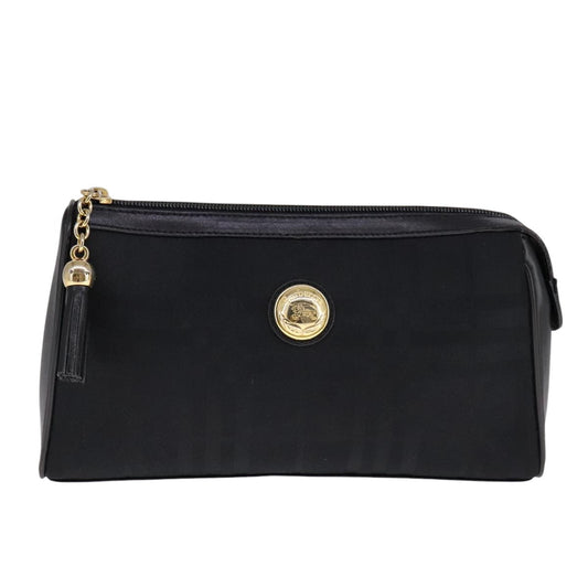 Burberry Black Canvas Clutch Bag ( )