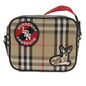 Burberry Nova Brand Canvas White Shoulder Bag Style 23