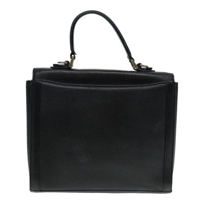 Burberry - Black Leather Handbag ( )