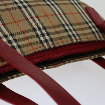 Burberry Nova Brand Canvas White Tote Bag Style 9