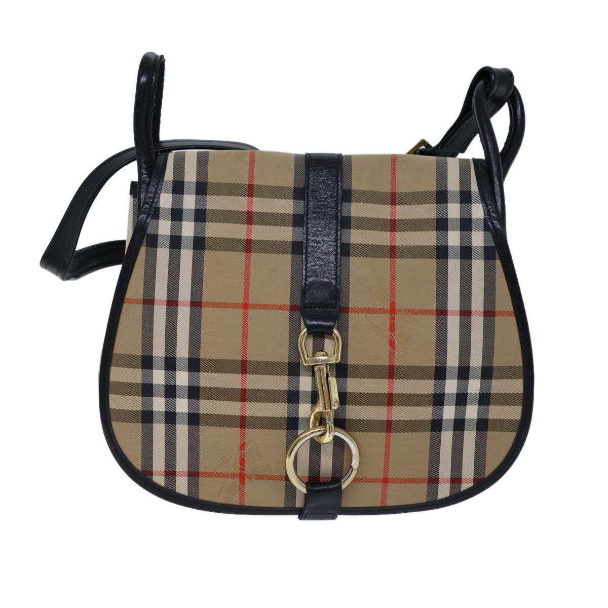 Burberry Nova Brand Canvas White Shoulder Bag Style 11
