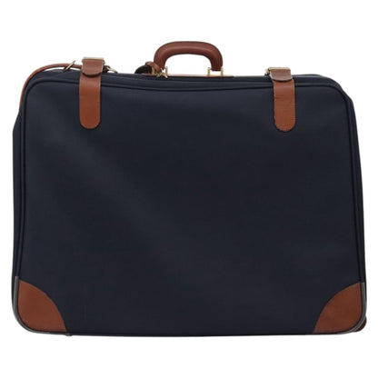 Burberry Navy Canvas Travel Bag ( )