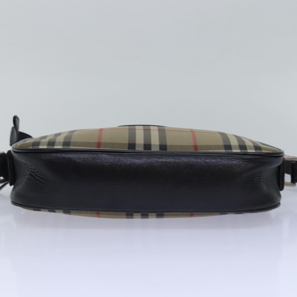 Burberry Nova Brand Canvas White Shoulder Bag Style 49
