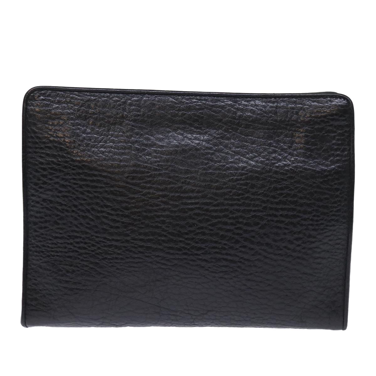 Burberry Brand Leather Black Clutch Bag Style 4