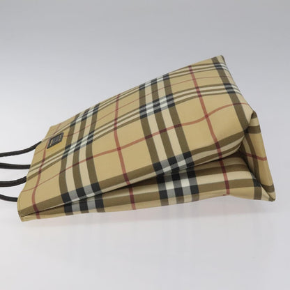 Burberry Nova Check Beige Canvas Handbag ( )
