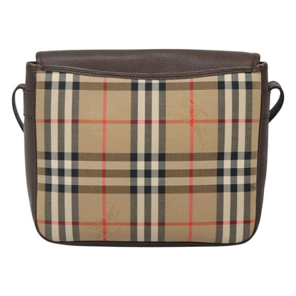 Burberry Nova Check Beige Canvas Shoulder Bag ( )