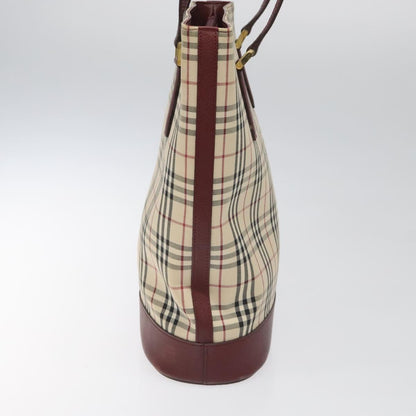 Burberry Nova Check Beige Canvas Tote Bag ( )