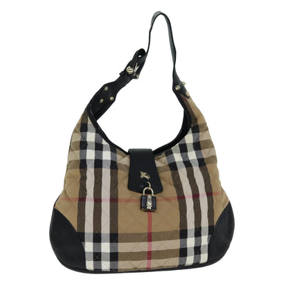 Burberry Nova Brand Canvas White Shoulder Bag Style 63
