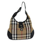 Burberry Nova Brand Canvas White Shoulder Bag Style 63