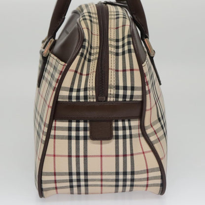 Burberry Nova Check Beige Canvas Handbag ( )