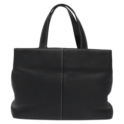 Burberry Nova Check Black Leather Tote Bag ( )
