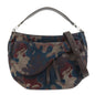 Christian Dior Canvas Leather Saddle Flap Camouflage Messenger Bag Rovelle Bags