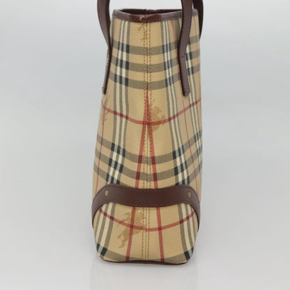 Burberry Nova Check Beige Canvas Tote Bag ( )