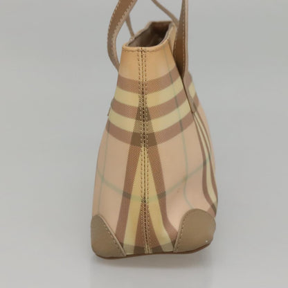Burberry Nova Check Beige Canvas Handbag ( )