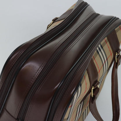 Burberry Beige Canvas Travel Bag ( )