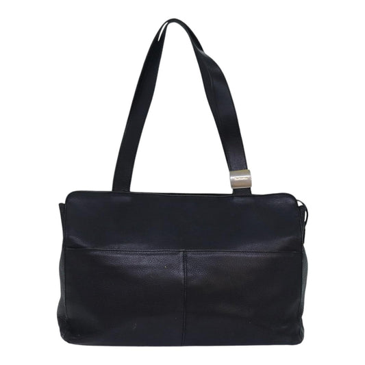 Burberry Brand Leather Black Shoulder Bag Style 6