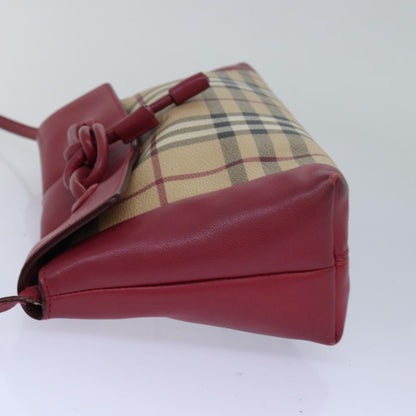 Burberry Nova Brand Canvas White Shoulder Bag Style 57