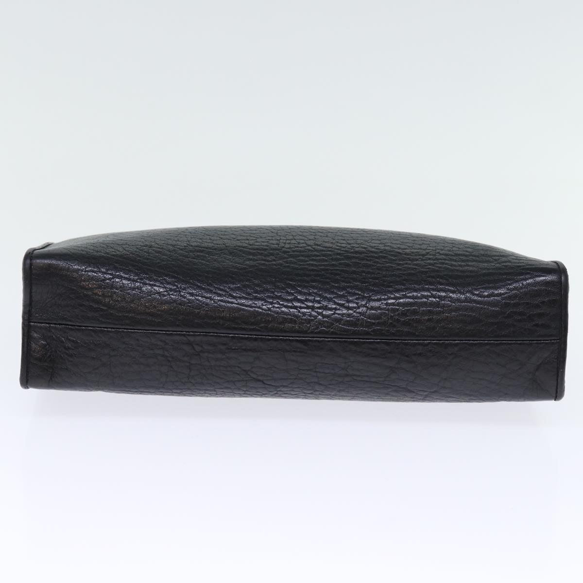 Burberry Brand Leather Black Clutch Bag Style 4