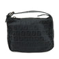 FENDI Zucchino Canvas Leather Hand Bag Pouch Black 8N0001 Rovelle Bags