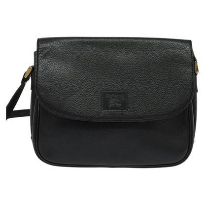 Burberry Nova Check Black Leather Shoulder Bag ( )