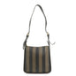 FENDI Pequin PVC Shoulder Bag Crossbody Bag Black 211 256510058 Rovelle Bags