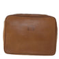 Burberry Brand Leather Brown Clutch Bag Style 7