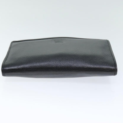 Burberry Brand Leather Black Clutch Bag Style 2