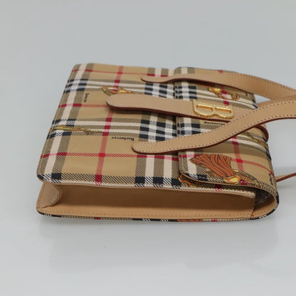 Burberry Nova Check Beige Synthetic Tote Bag ( )