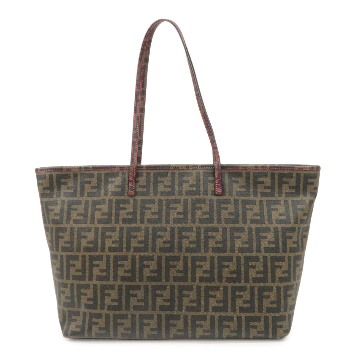 FENDI Zucca PVC Tote Bag Shoulder Bag Brown 8BH185-UZD Rovelle Bags