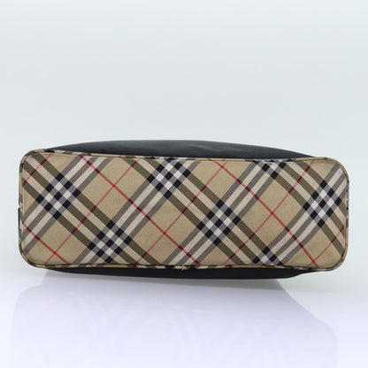 Burberry Blue Label Black Canvas Shoulder Bag ( )