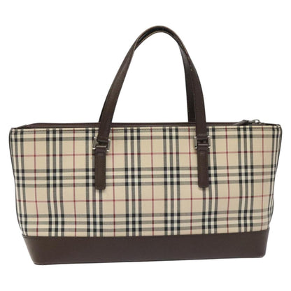 Burberry Nova Check Beige Canvas Tote Bag ( )