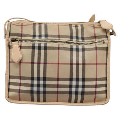 Burberry Nova Check Beige Canvas Shoulder Bag ( )